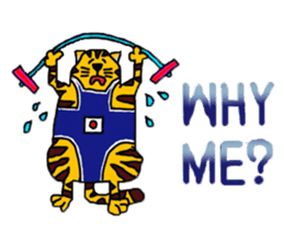 Cat around the clock. sticker #7112964