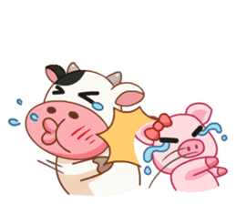 Momo Cow vol 2 sticker #7113596