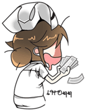 Hard Working Nurse "Ploysri" sticker #7113808