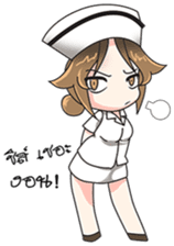 Hard Working Nurse "Ploysri" sticker #7113814