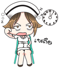 Hard Working Nurse "Ploysri" sticker #7113815