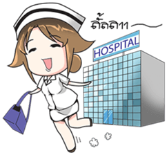 Hard Working Nurse "Ploysri" sticker #7113828