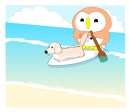 Fuku-chan 7. (owl) sticker #7114215