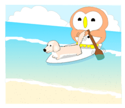 Fuku-chan 7. (owl) sticker #7114215