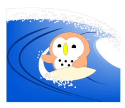 Fuku-chan 7. (owl) sticker #7114217