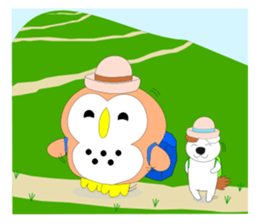 Fuku-chan 7. (owl) sticker #7114234