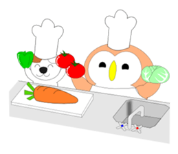 Fuku-chan 7. (owl) sticker #7114235