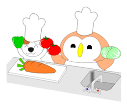 Fuku-chan 7. (owl) sticker #7114235