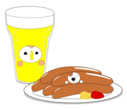 Fuku-chan 7. (owl) sticker #7114244