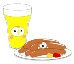 Fuku-chan 7. (owl) sticker #7114244