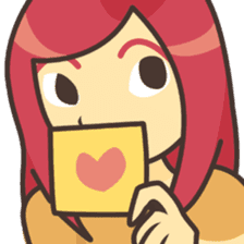 Sweet pink girl sticker #7114267