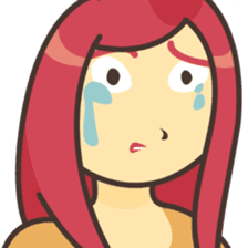 Sweet pink girl sticker #7114268
