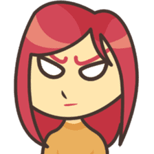 Sweet pink girl sticker #7114275
