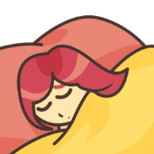 Sweet pink girl sticker #7114280