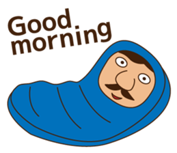 Handsome Man climbing! sticker #7115627