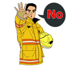 Fireman Bangkok Thailand Vol.3 sticker #7115795