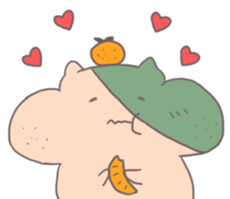 Strawberries and oranges. sticker #7115848