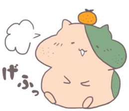 Strawberries and oranges. sticker #7115849