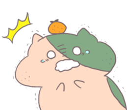 Strawberries and oranges. sticker #7115850