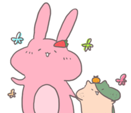 Strawberries and oranges. sticker #7115858