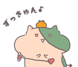 Strawberries and oranges. sticker #7115868