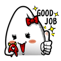 Rice mutters something or other sticker #7115887