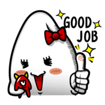 Rice mutters something or other sticker #7115887