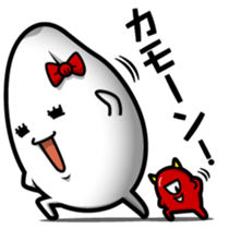 Rice mutters something or other sticker #7115891