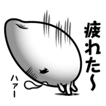 Rice mutters something or other sticker #7115892