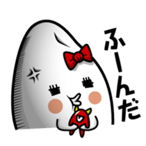 Rice mutters something or other sticker #7115902