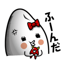 Rice mutters something or other sticker #7115902