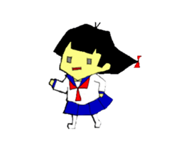 The Guardian and schoolgirl sticker #7116313