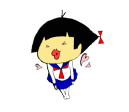 The Guardian and schoolgirl sticker #7116316