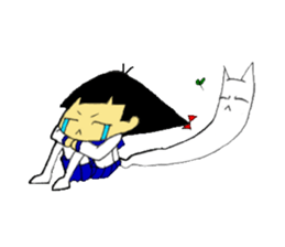 The Guardian and schoolgirl sticker #7116317