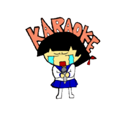 The Guardian and schoolgirl sticker #7116328