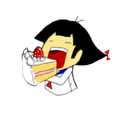 The Guardian and schoolgirl sticker #7116332