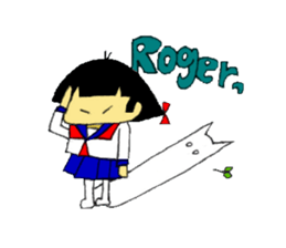 The Guardian and schoolgirl sticker #7116333