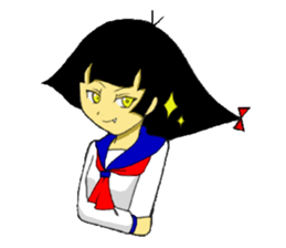 The Guardian and schoolgirl sticker #7116334