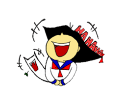 The Guardian and schoolgirl sticker #7116336