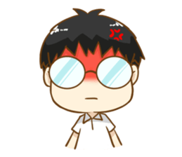 Mad bear & funny kids sticker #7116963