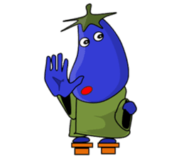 Eggplant (short theater) sticker #7117238