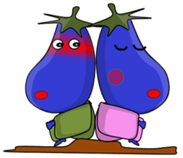 Eggplant (short theater) sticker #7117245