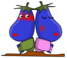 Eggplant (short theater) sticker #7117245