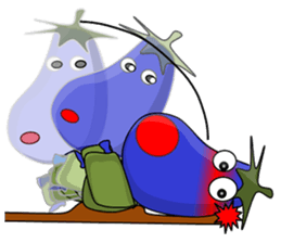 Eggplant (short theater) sticker #7117246