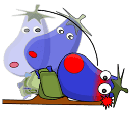 Eggplant (short theater) sticker #7117246