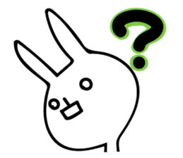 Sparkle eyes "rabbit-san" sticker #7117339