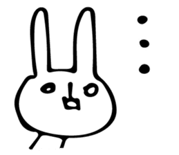 Sparkle eyes "rabbit-san" sticker #7117344
