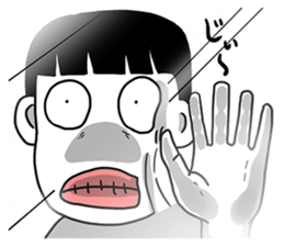 The silent fight between a couple sticker #7117700