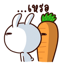 Moose the rabbit & Babe Carrot 2 sticker #7117778