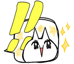 Used face and character cat sticker #7118087